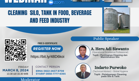 Webinar Cleaning Silo, Tank, In Food, Beverage And Feed Industry